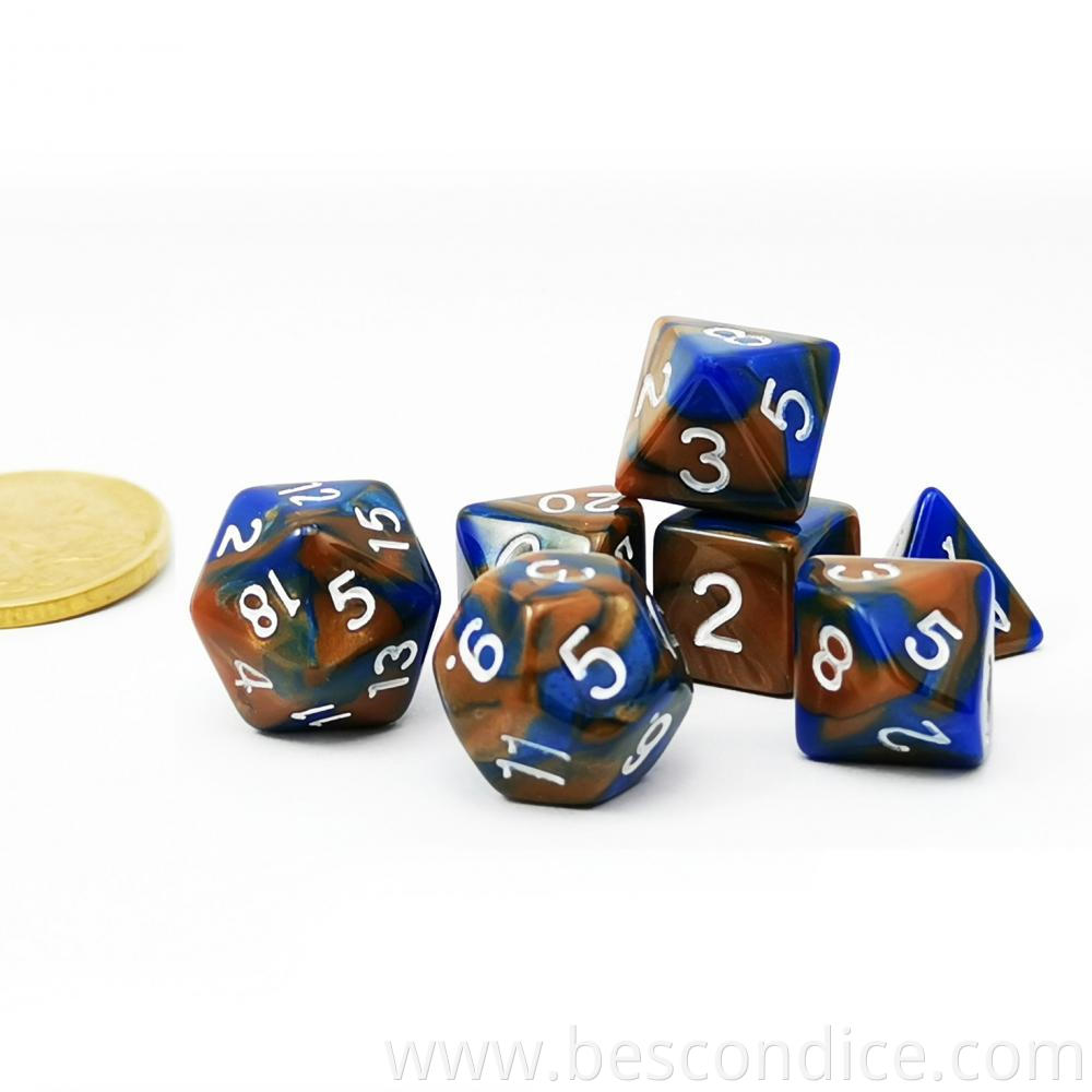 Mini Miniature Dice Set 1